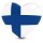 Love Finland Concept Image - Heart textured with Finnish Flag